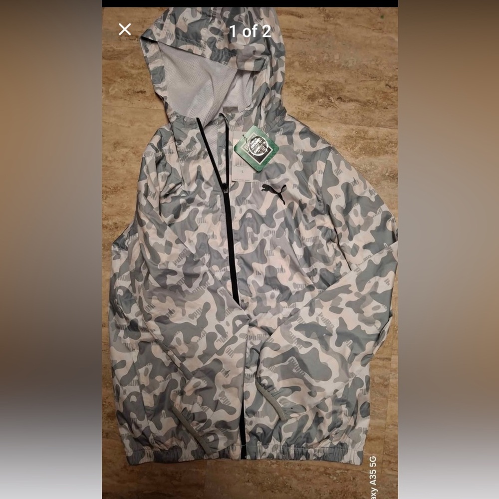 Camo Puma Windbreaker